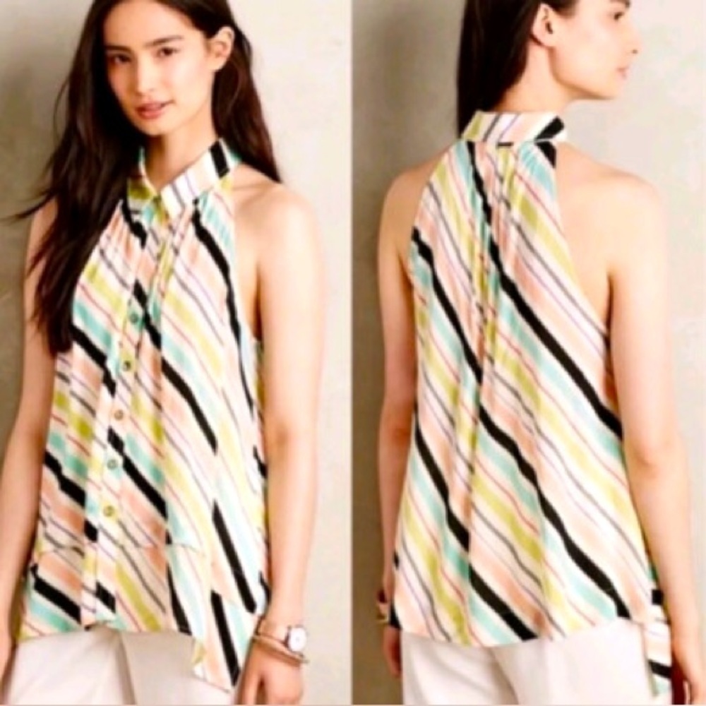 Women’s ANTHROPOLOGIE Maeve “Tesni" swing top- Size 0